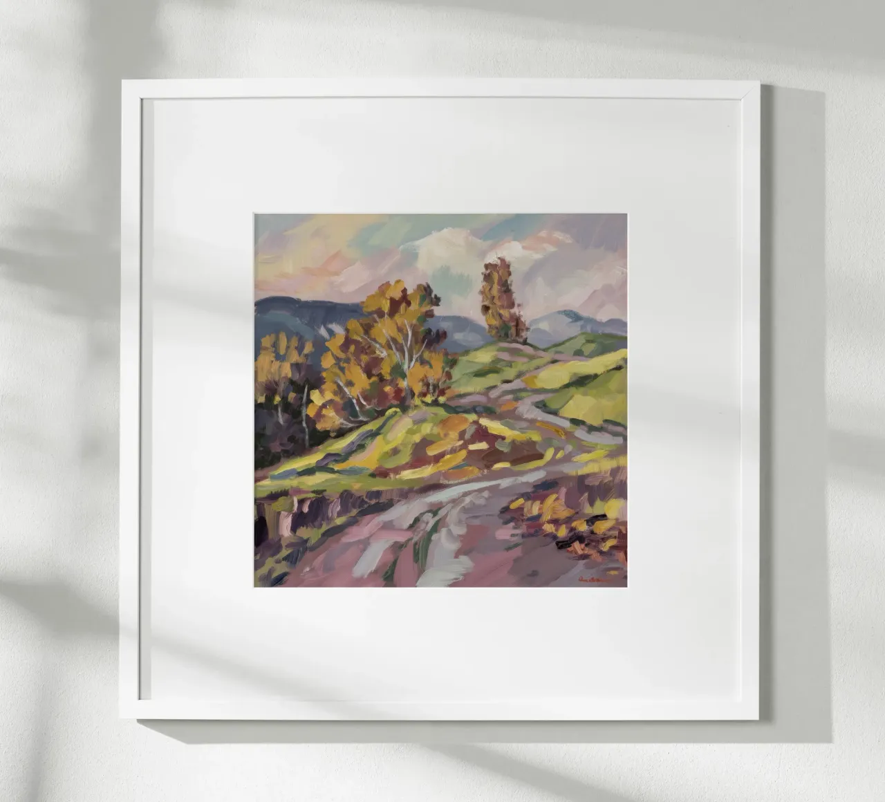 Die Umarmung der Herbststraße Hahnemühle von Radiance Landscape