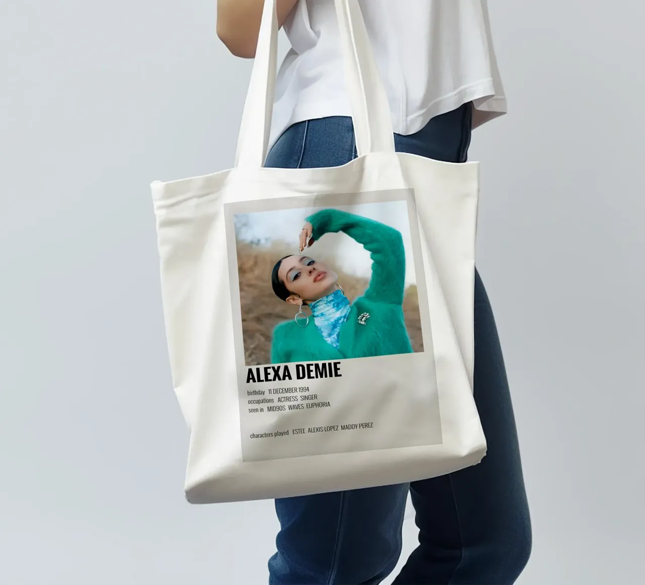 ALEXA DEMIE borsa in juta da MVFminimalist