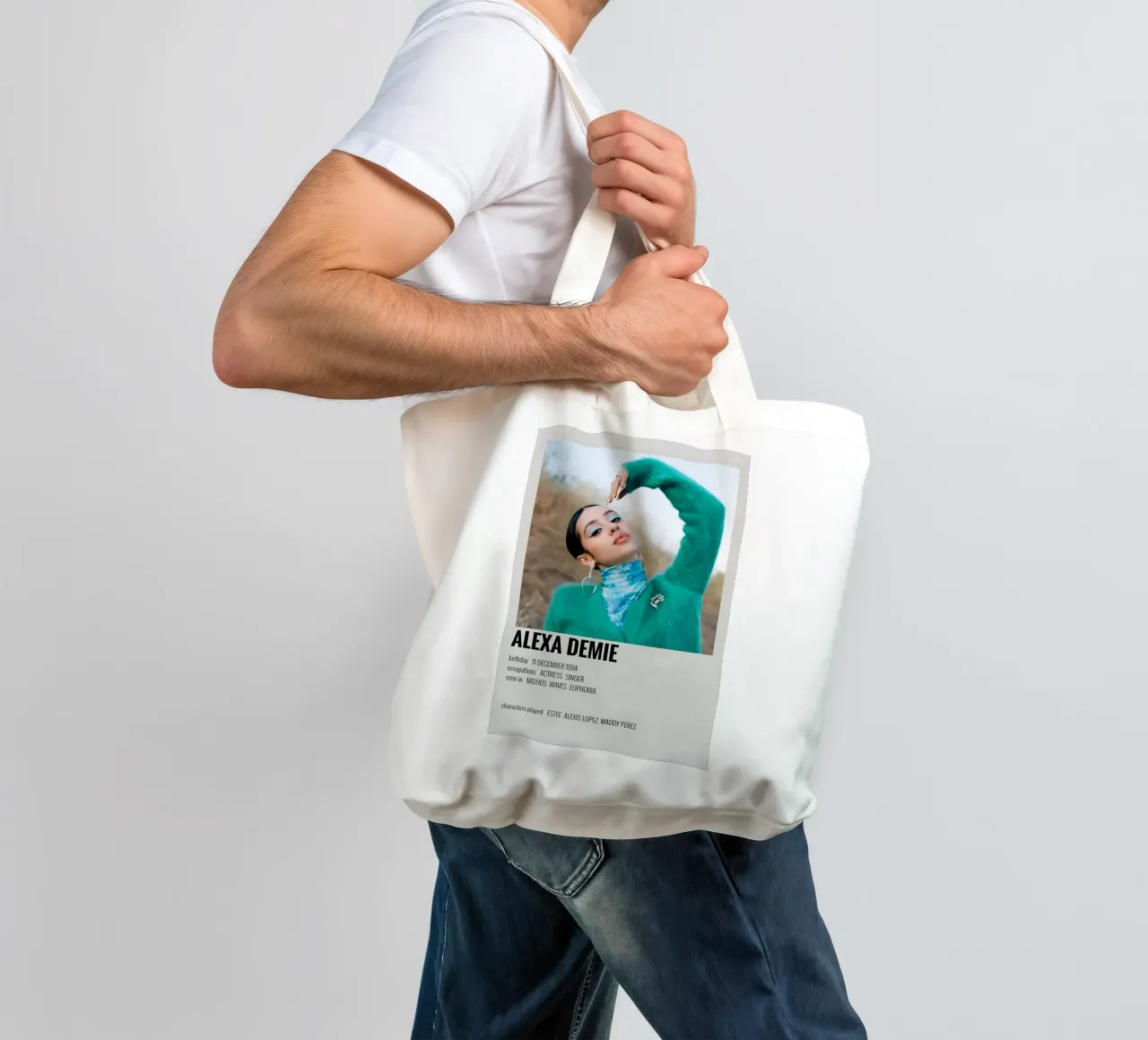 ALEXA DEMIE borsa in juta da MVFminimalist