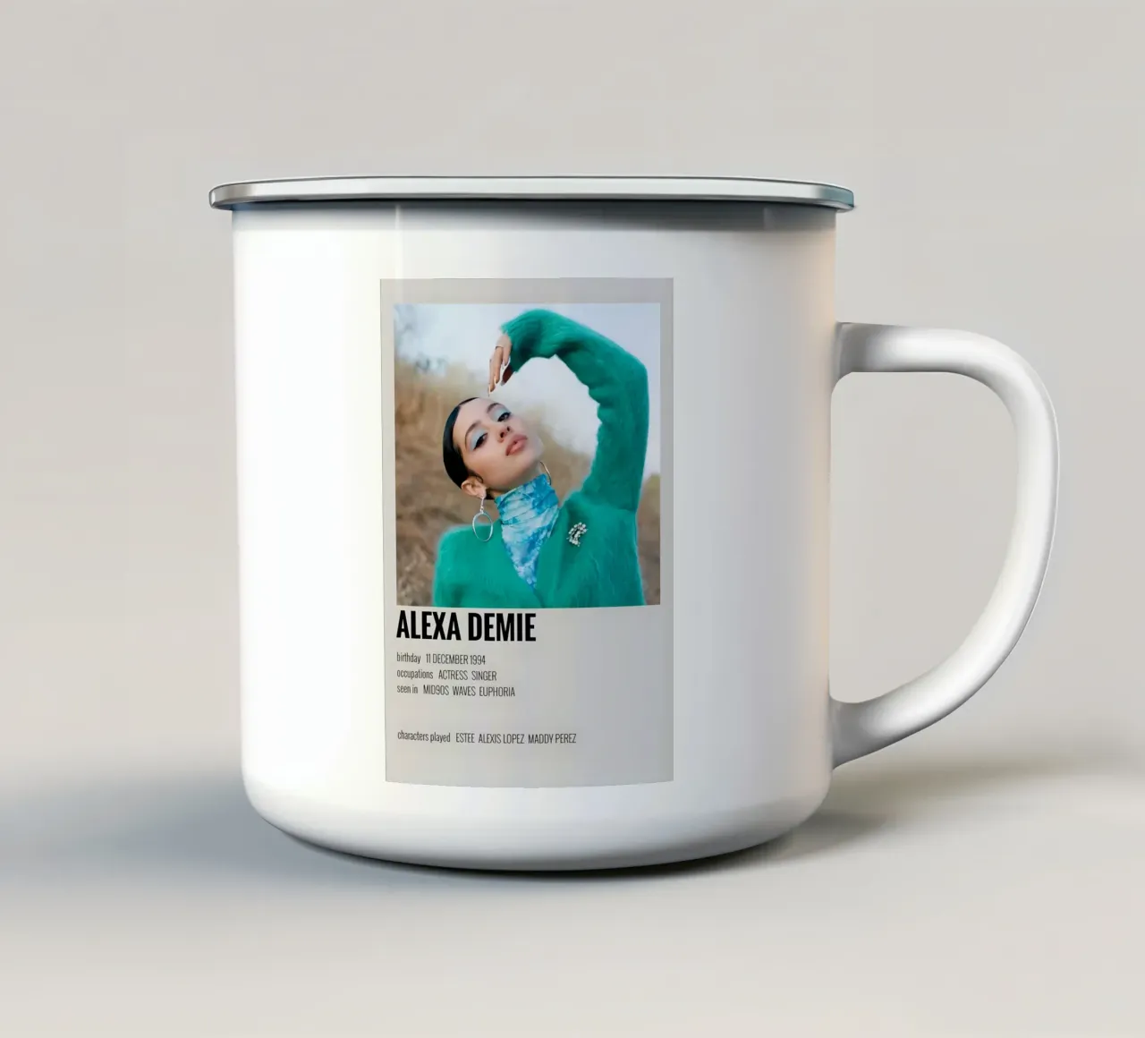 ALEXA DEMIE tazza in smalto da MVFminimalist