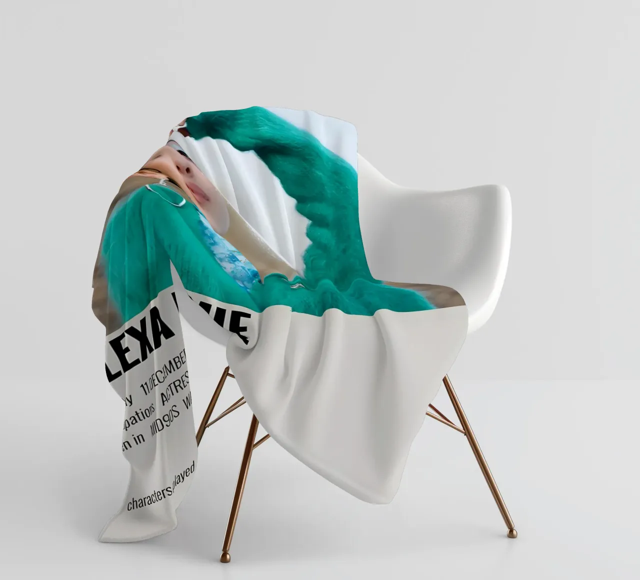 ALEXA DEMIE coperta in pile da MVFminimalist