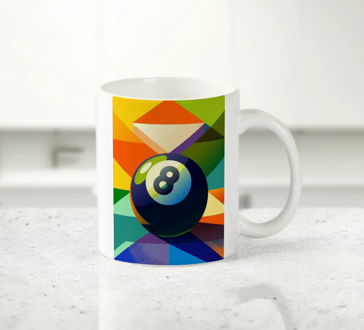 palla otto tazza in ceramica da Elfath