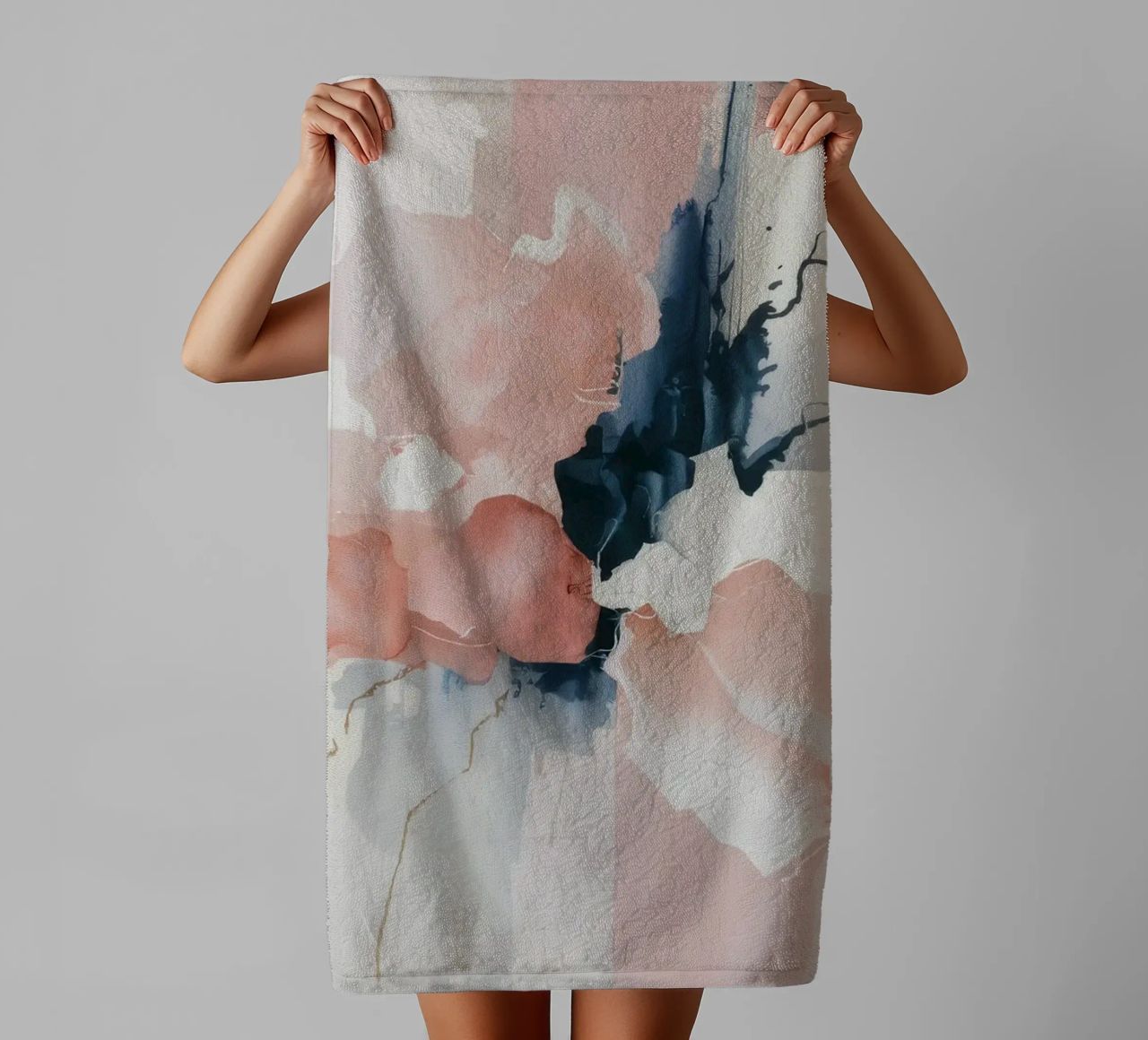 L'âme en fleur dévoilée serviette de bain de Dream Spectrum