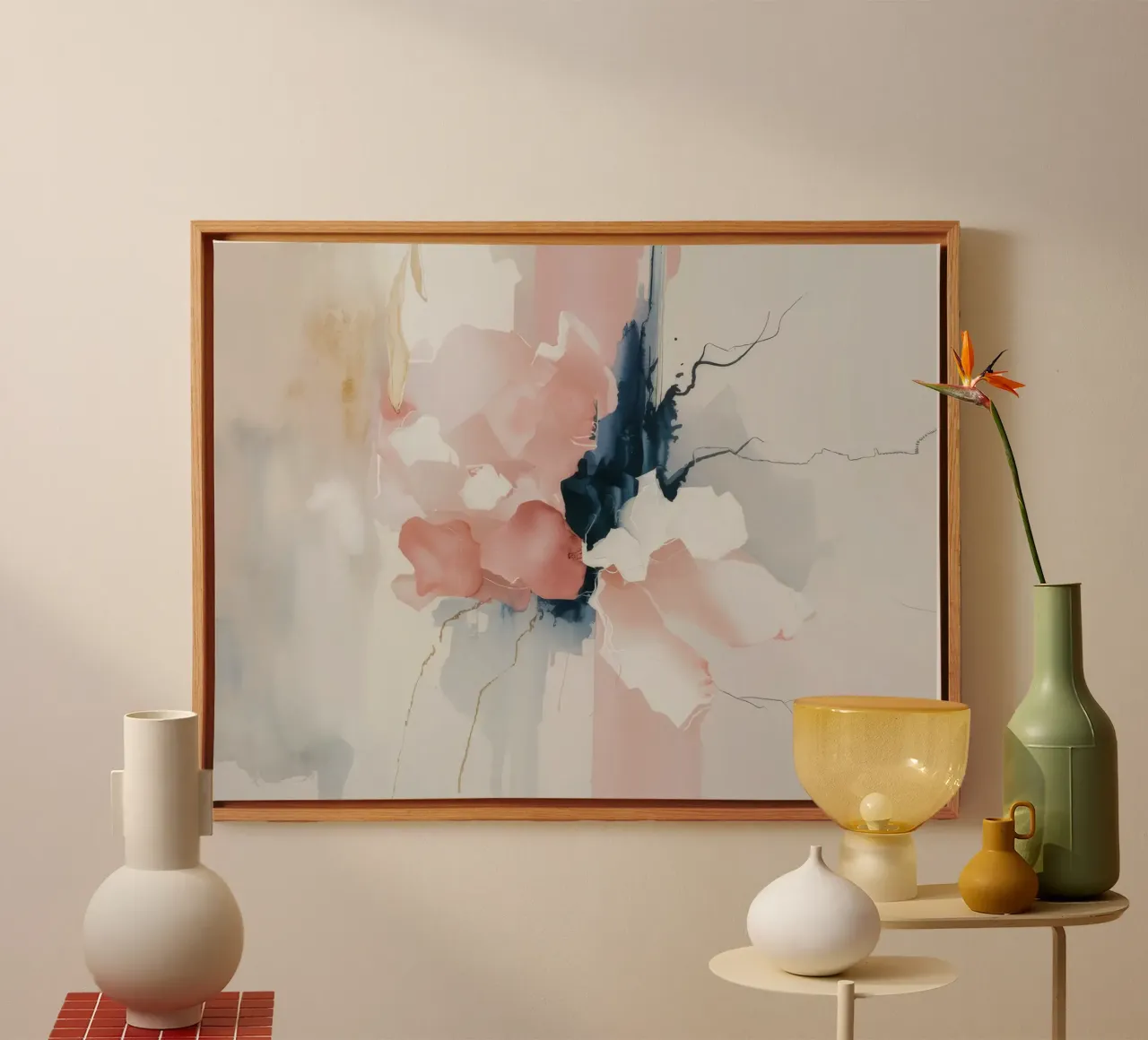 Anima in fiore svelata tela con Cornice a cassetta da Dream Spectrum