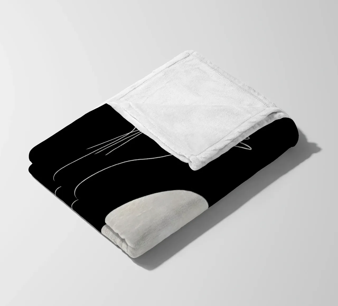 Cats & Moon coperta in pile da Kit Agar