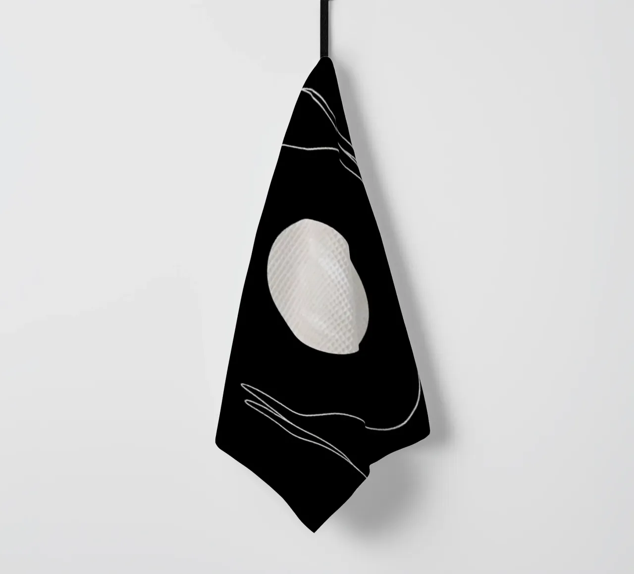 Cats & Moon canovaccio da cucina da Kit Agar