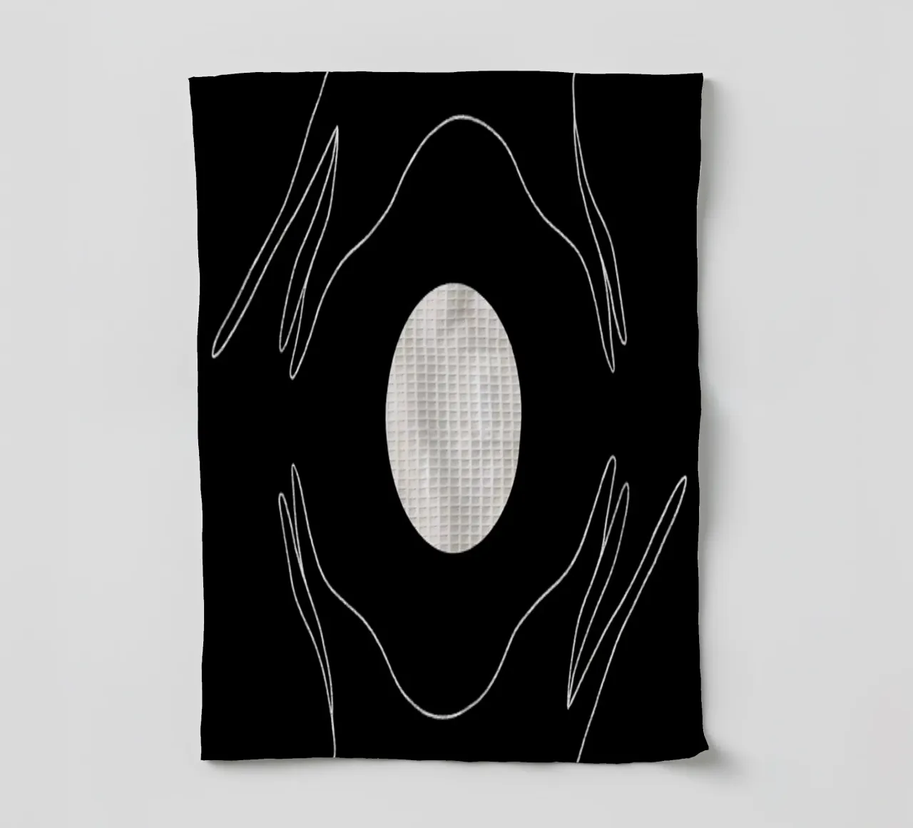 Cats & Moon canovaccio da cucina da Kit Agar