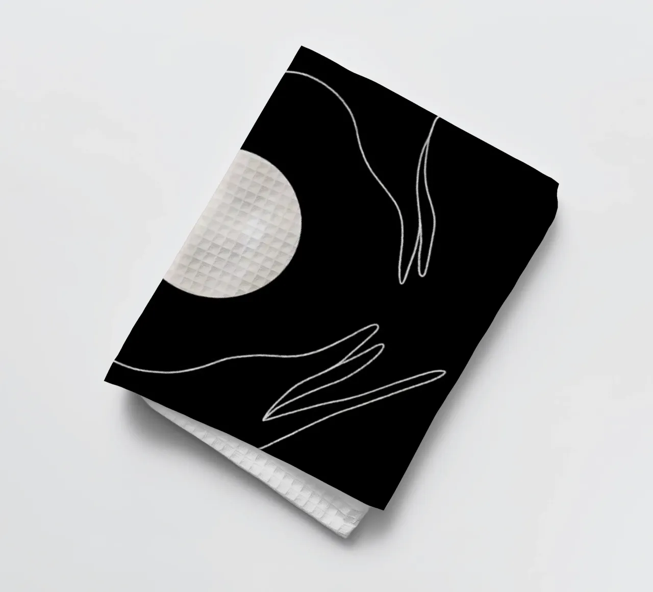 Cats & Moon canovaccio da cucina da Kit Agar