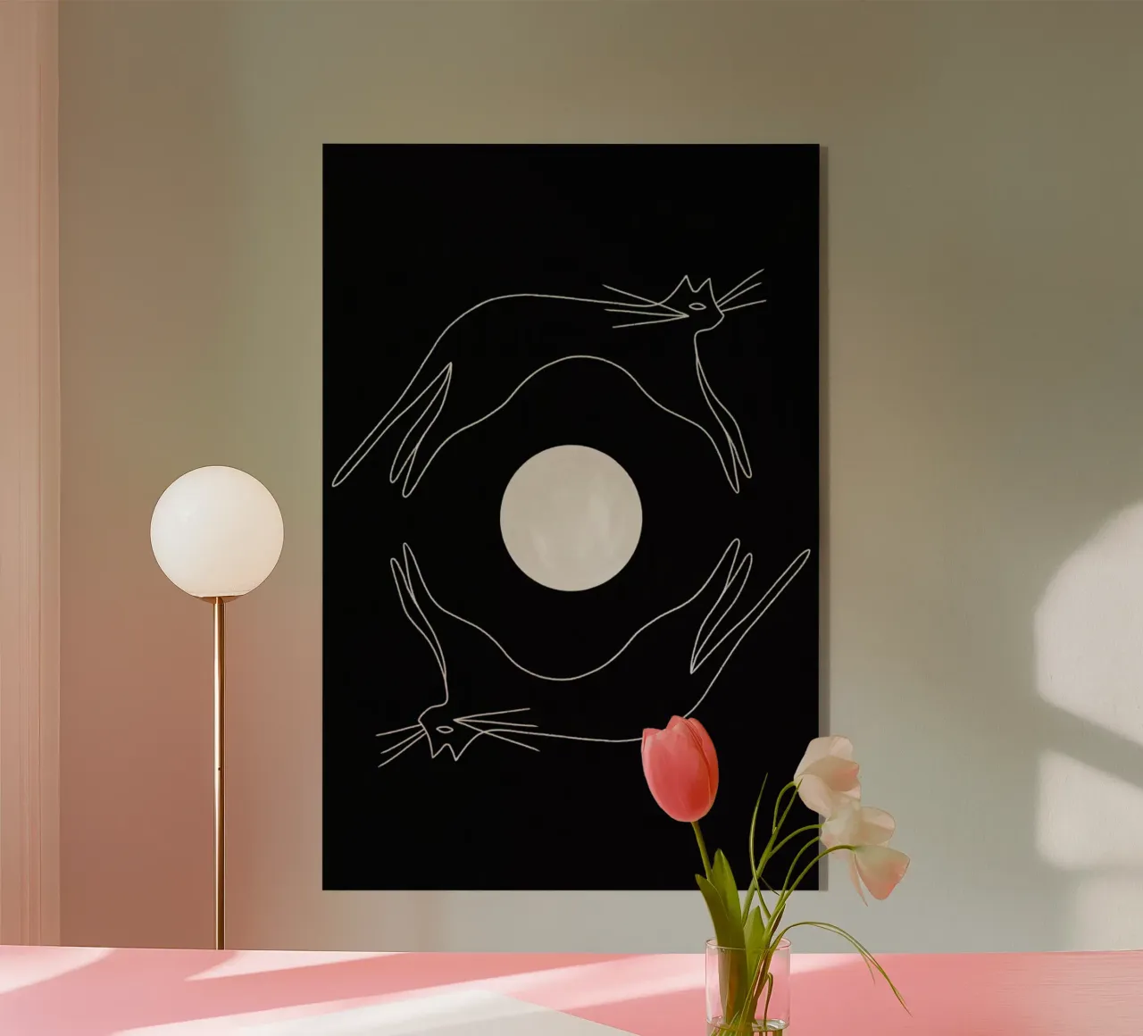 Cats & Moon plexiglass da Kit Agar