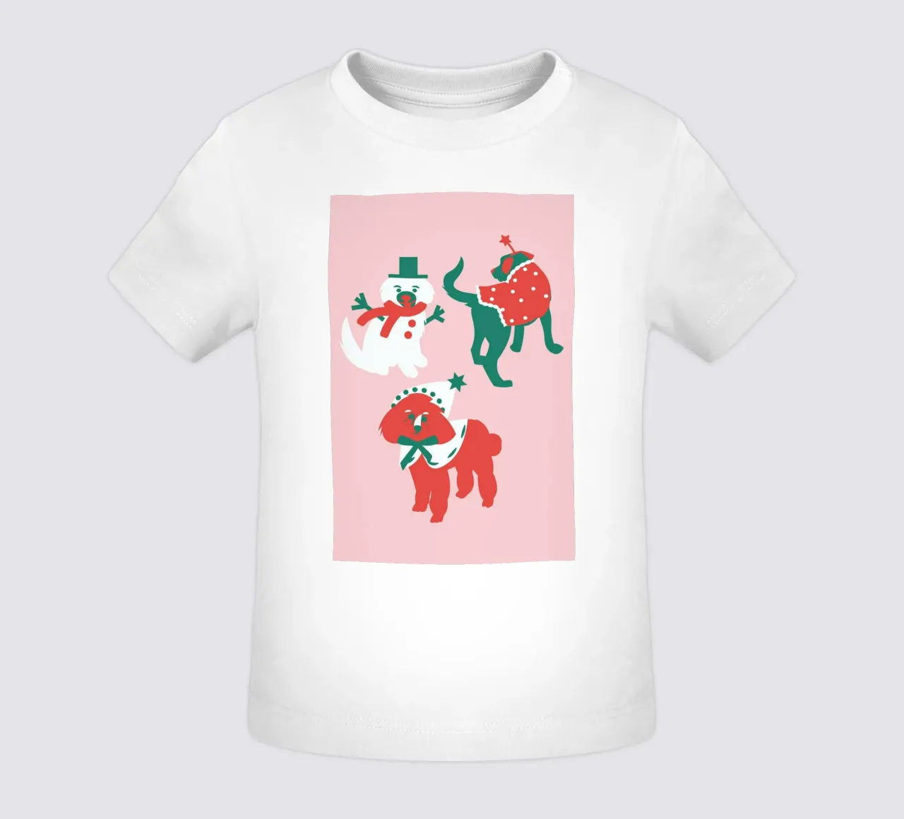 Jingle Paws baby t-shirt by Mariery Young