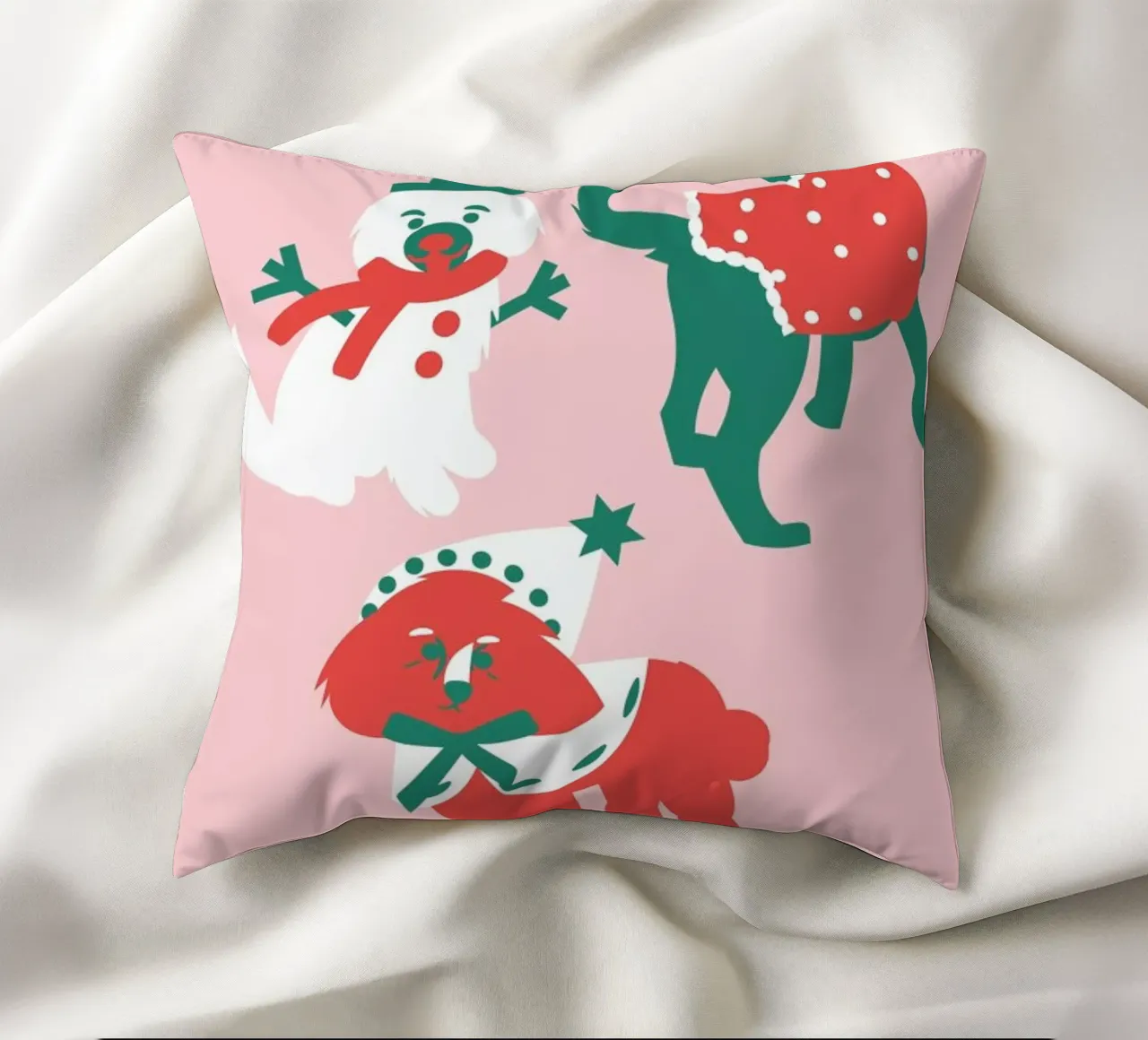 Jingle Paws cuscino da Mariery Young