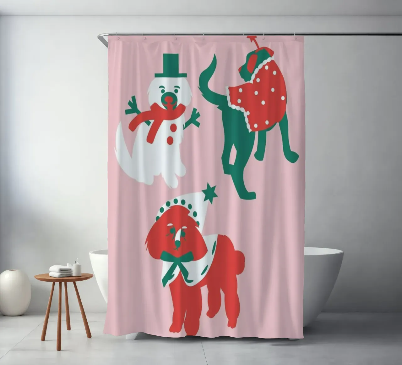 Jingle Paws tenda da doccia da Mariery Young