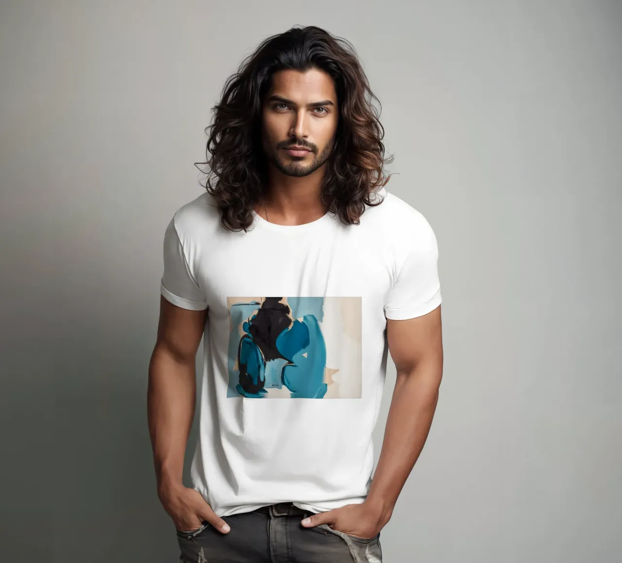 Botsing van azuurfragmenten t-shirt van Dream Spectrum