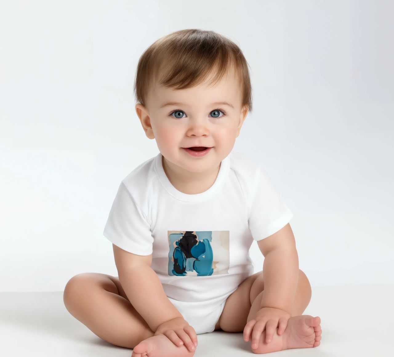 Azure Fragment Collision Kurzarm Babybody von Dream Spectrum