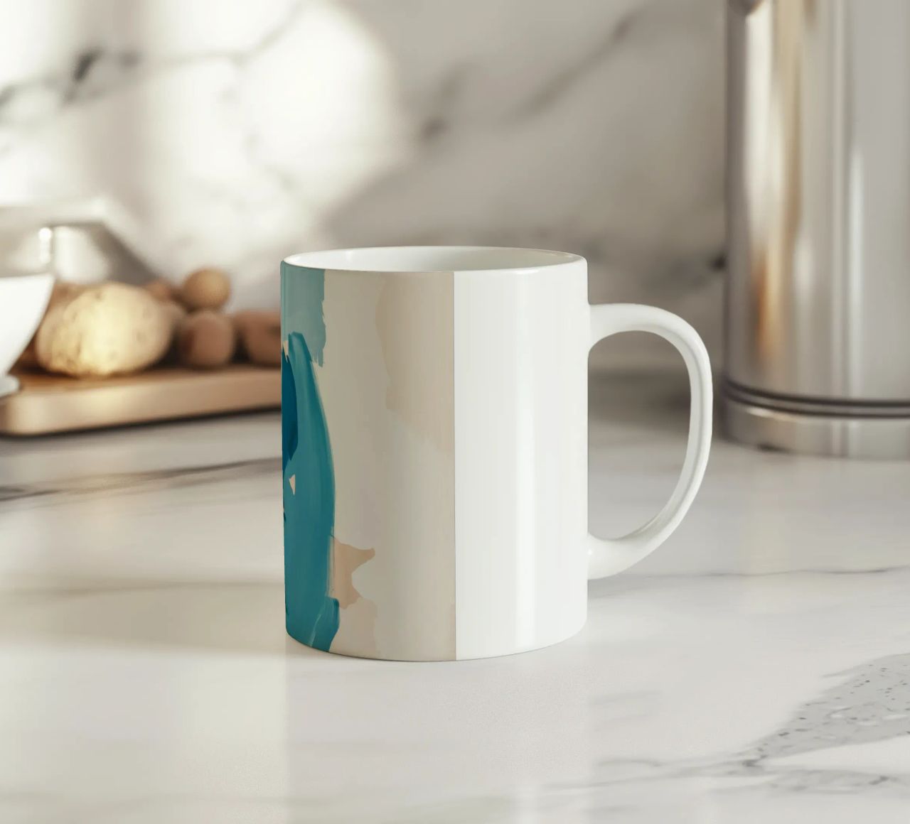 Collisione di frammenti di azzurro tazza in ceramica da Dream Spectrum