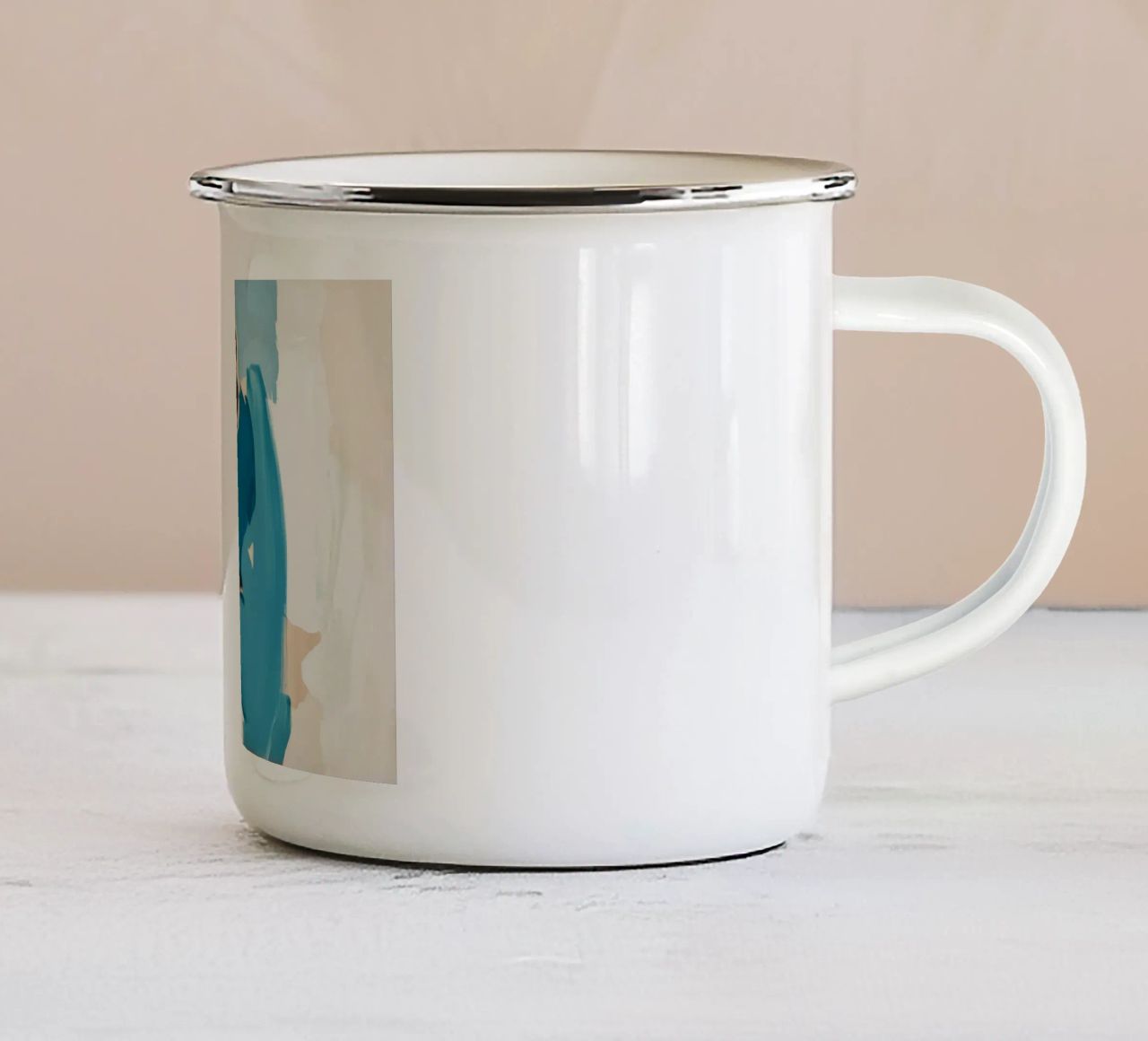 Collisione di frammenti di azzurro tazza in smalto da Dream Spectrum