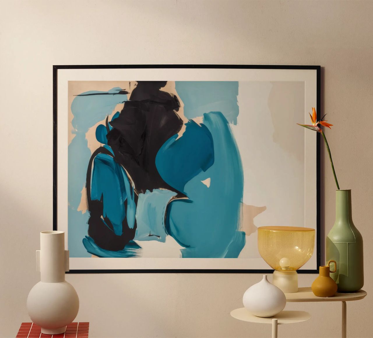 Azure Fragment Collision Poster von Dream Spectrum