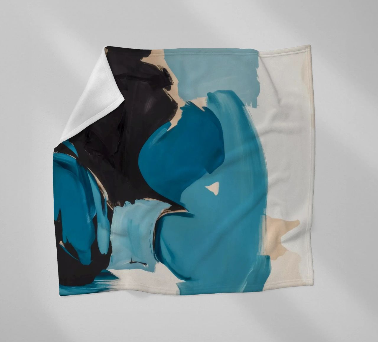 Azure Fragment Collision Fleecedecke von Dream Spectrum