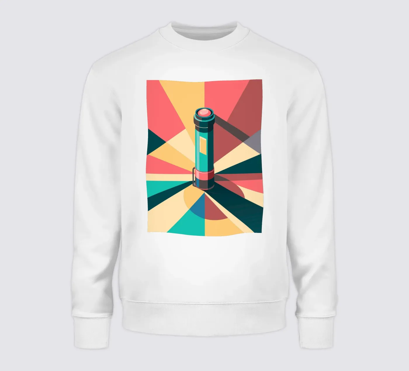 flashlight vector sweatshirt van Elfath