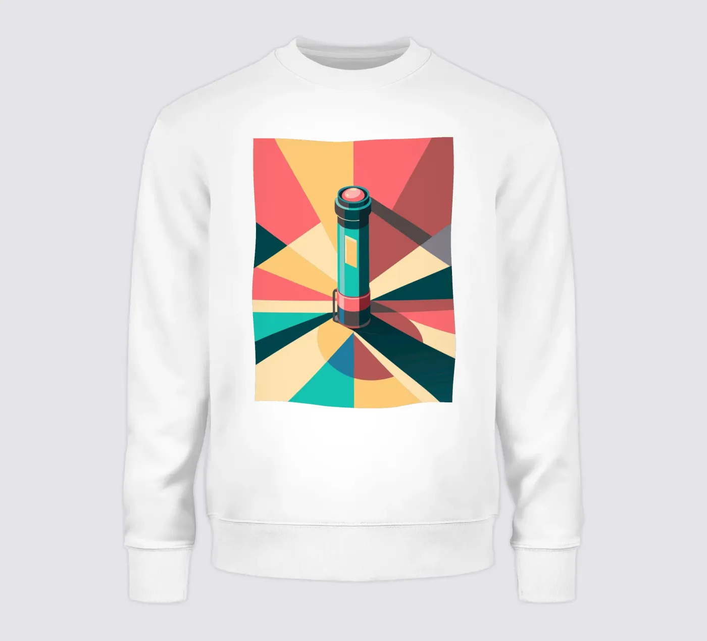 flashlight vector sweatshirt van Elfath