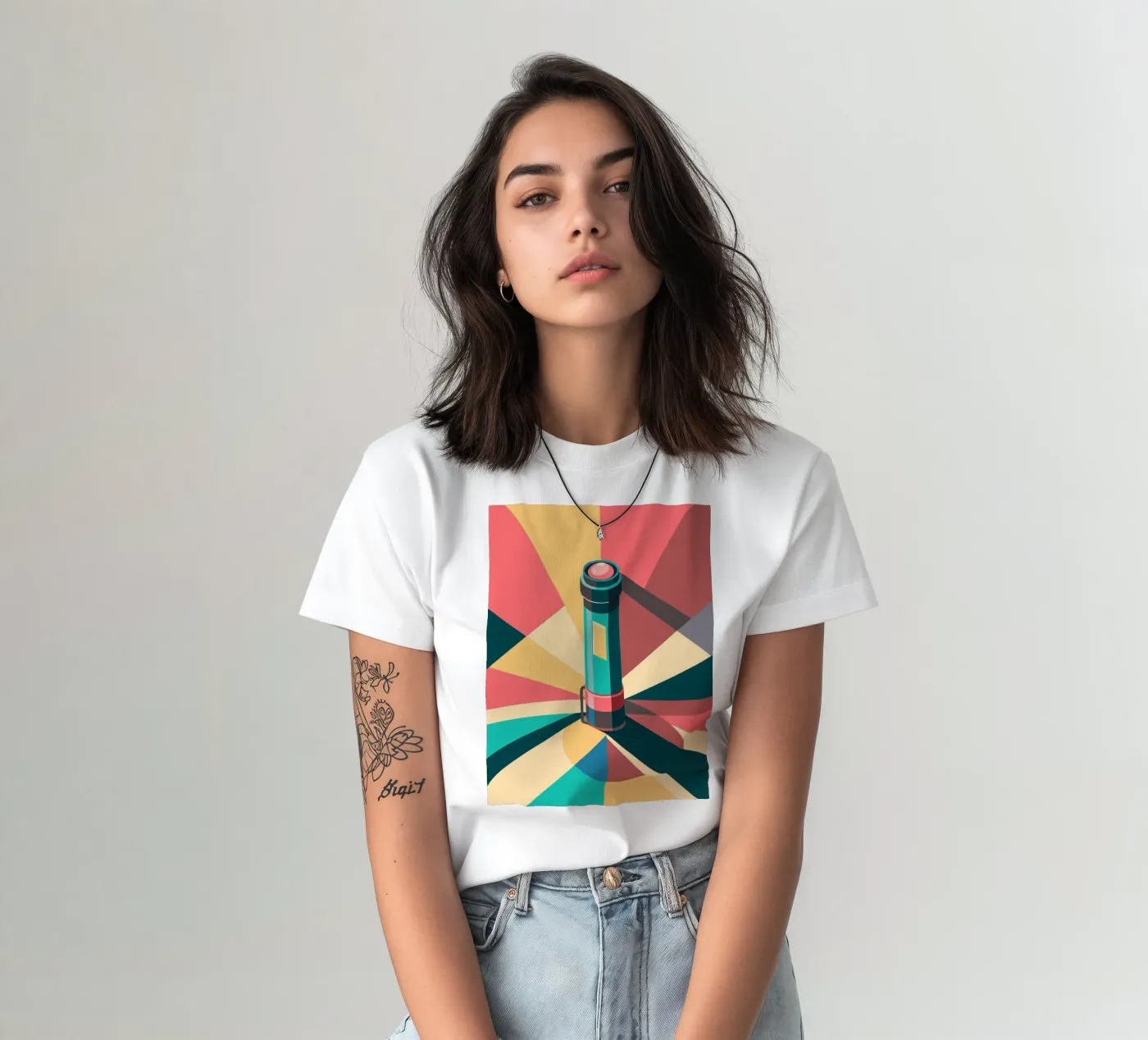 flashlight vector t-shirt da Elfath