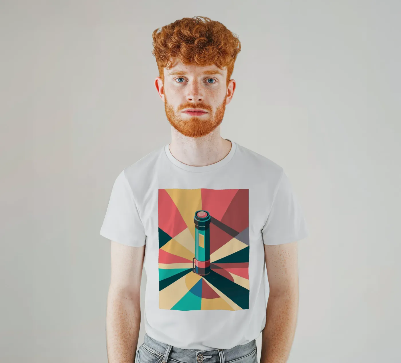 flashlight vector t-shirt by Elfath