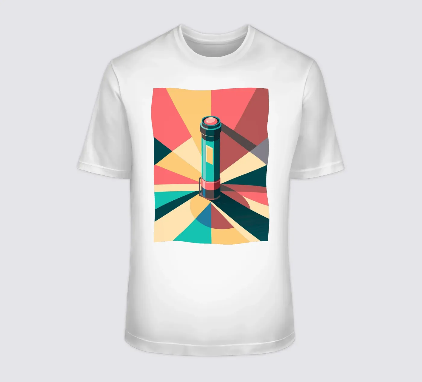 flashlight vector t-shirt by Elfath