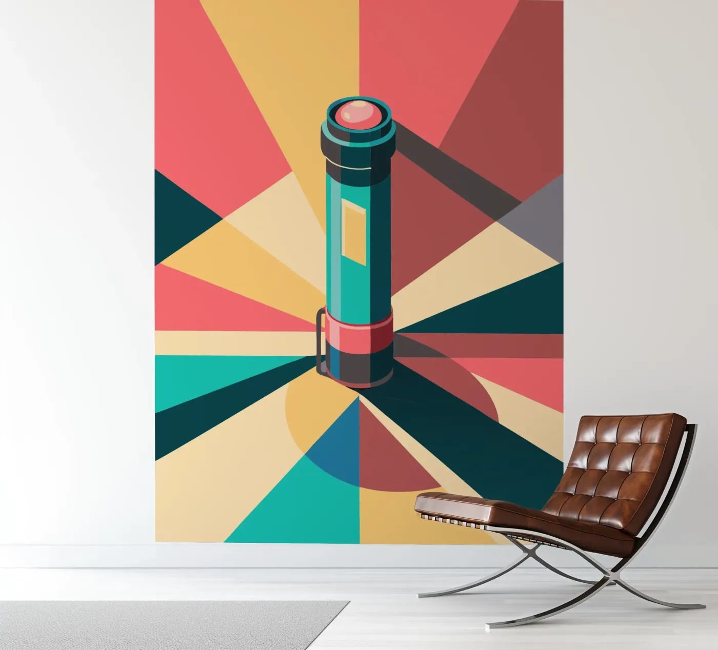 flashlight vector fotobehang van Elfath