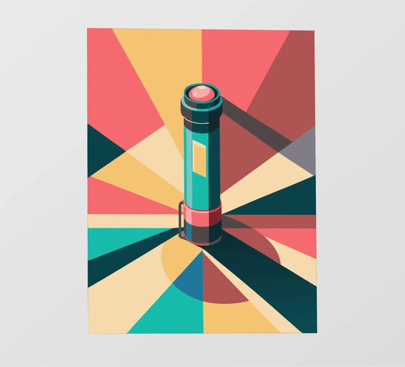 flashlight vector fotobehang van Elfath