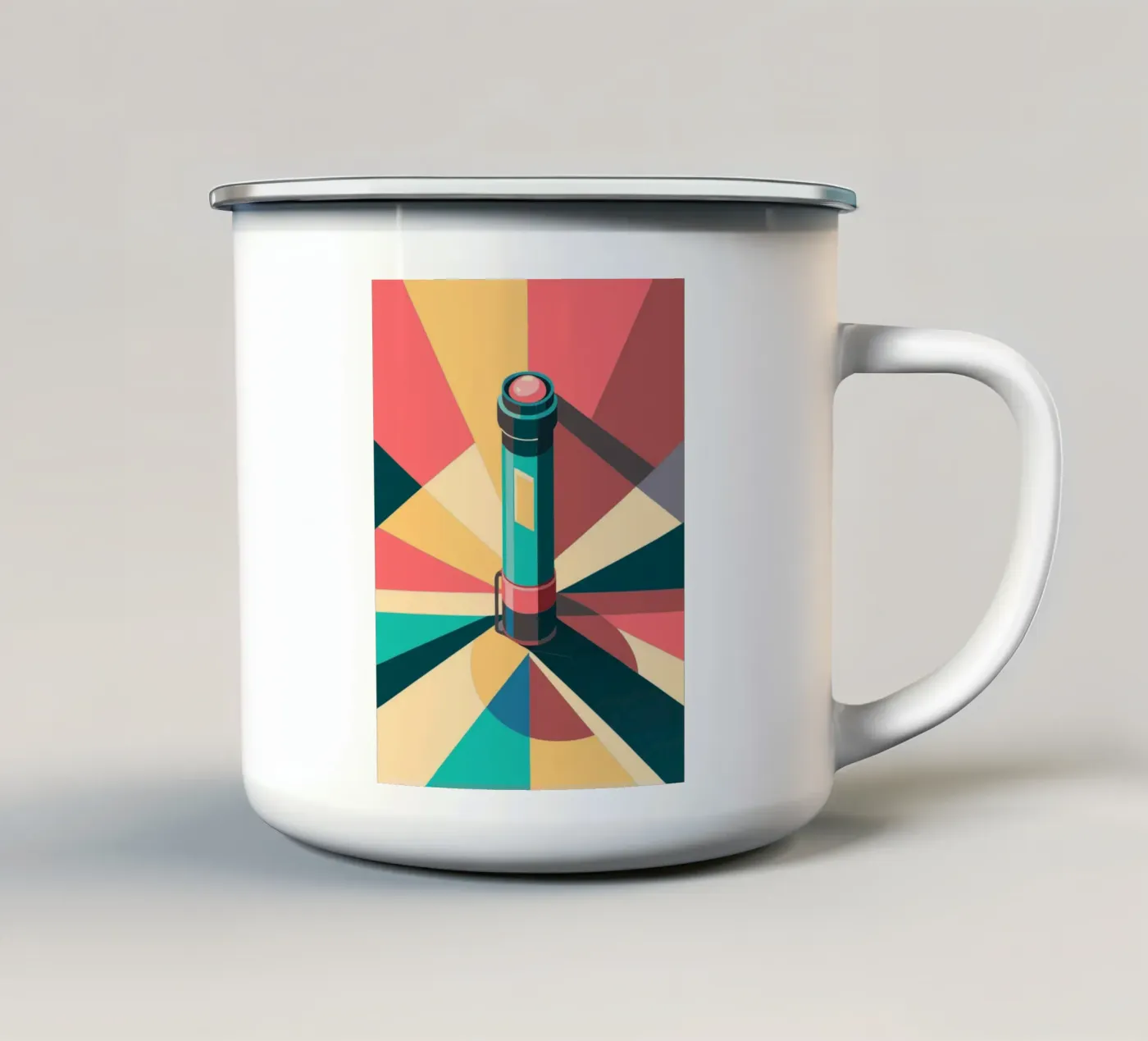 torcia vettoriale tazza in smalto da Elfath