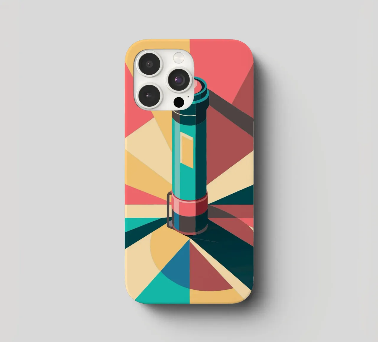 flashlight vector iphone case by Elfath