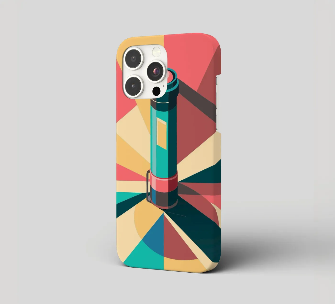 flashlight vector iphone case by Elfath