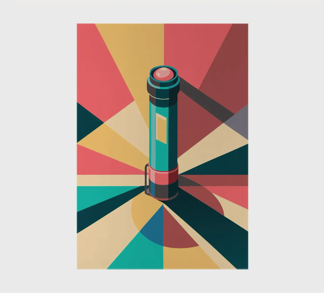 flashlight vector notebook by Elfath