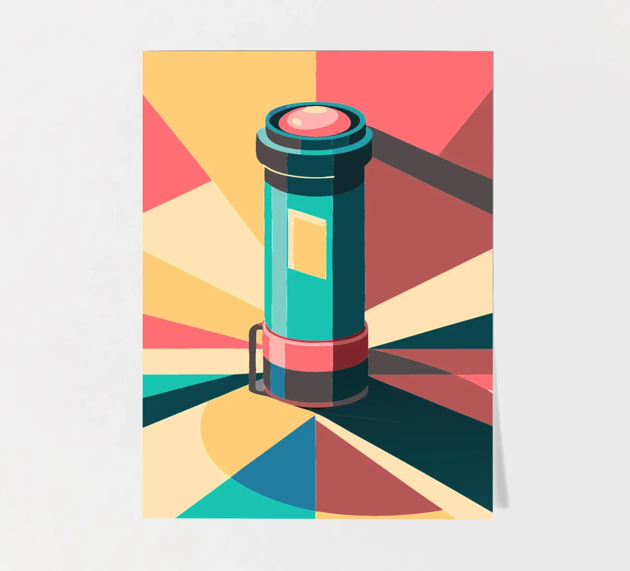 flashlight vector sticker sheet by Elfath