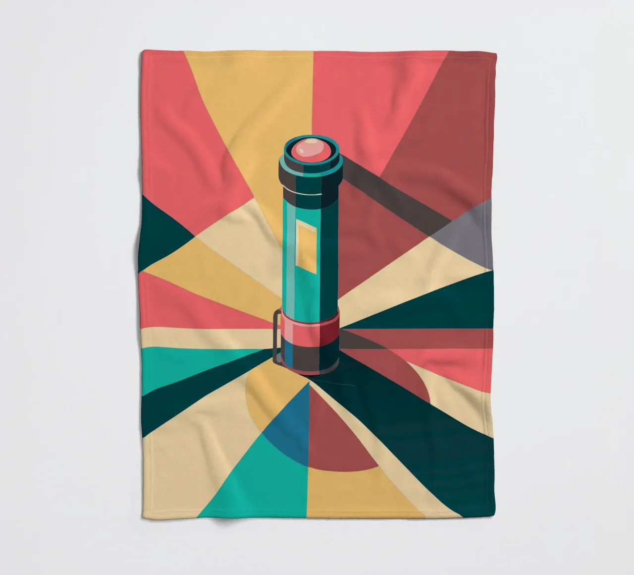 flashlight vector fleece blanket by Elfath
