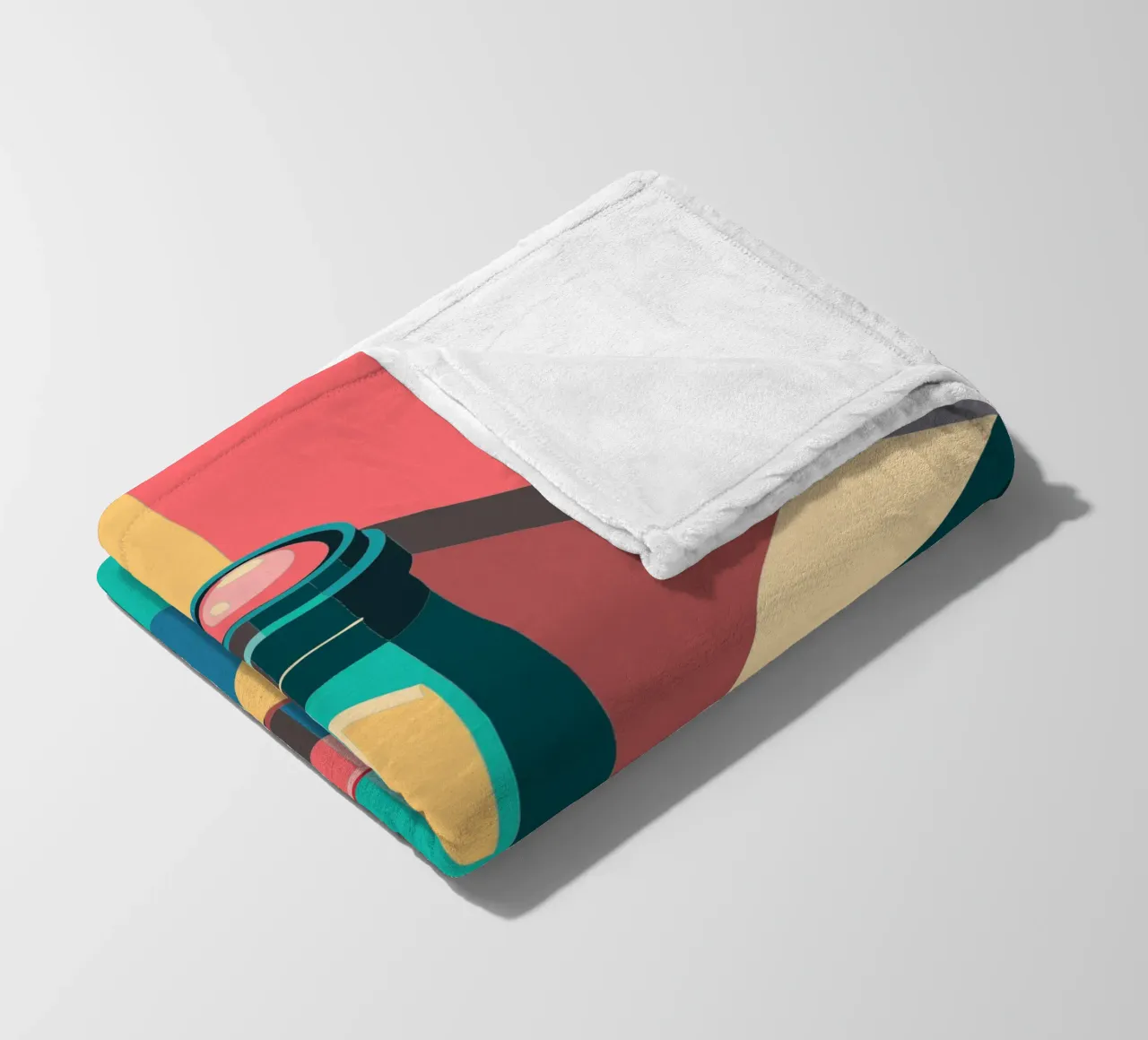 flashlight vector fleece blanket by Elfath