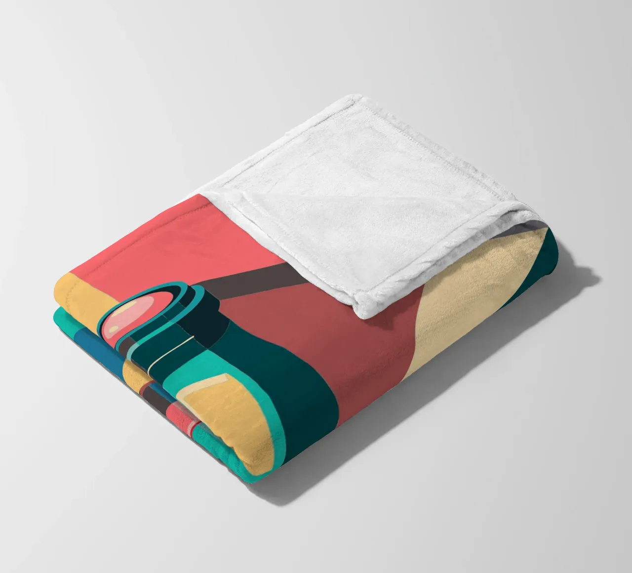 flashlight vector fleece blanket by Elfath