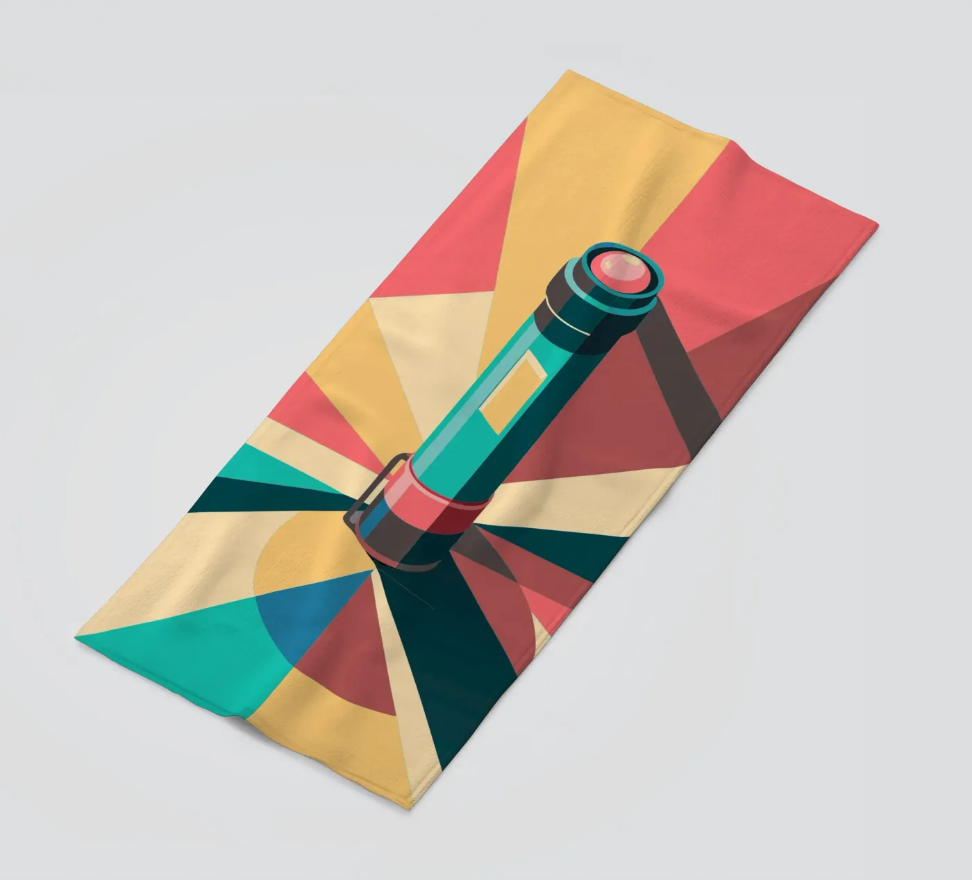 flashlight vector Strandtuch von Elfath