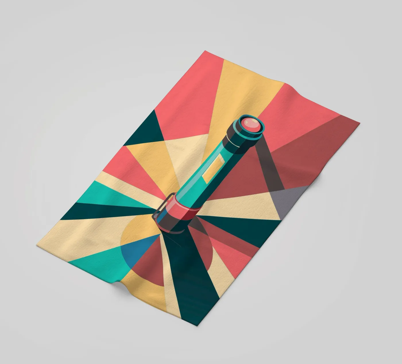 flashlight vector Strandtuch von Elfath