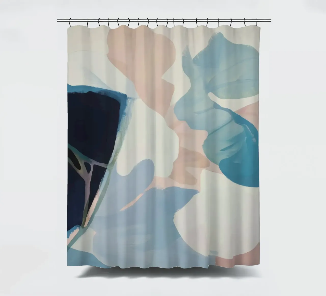 Botanical Shadow Play shower curtain by Dream Spectrum