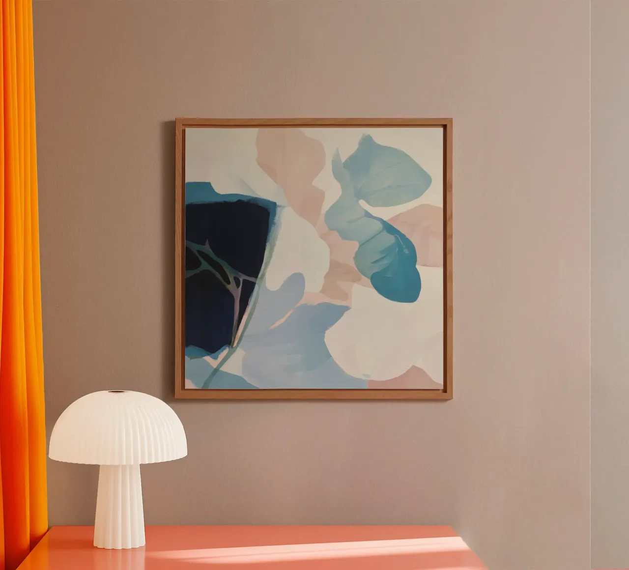 Gioco di ombre botaniche alluminio dibond da Dream Spectrum