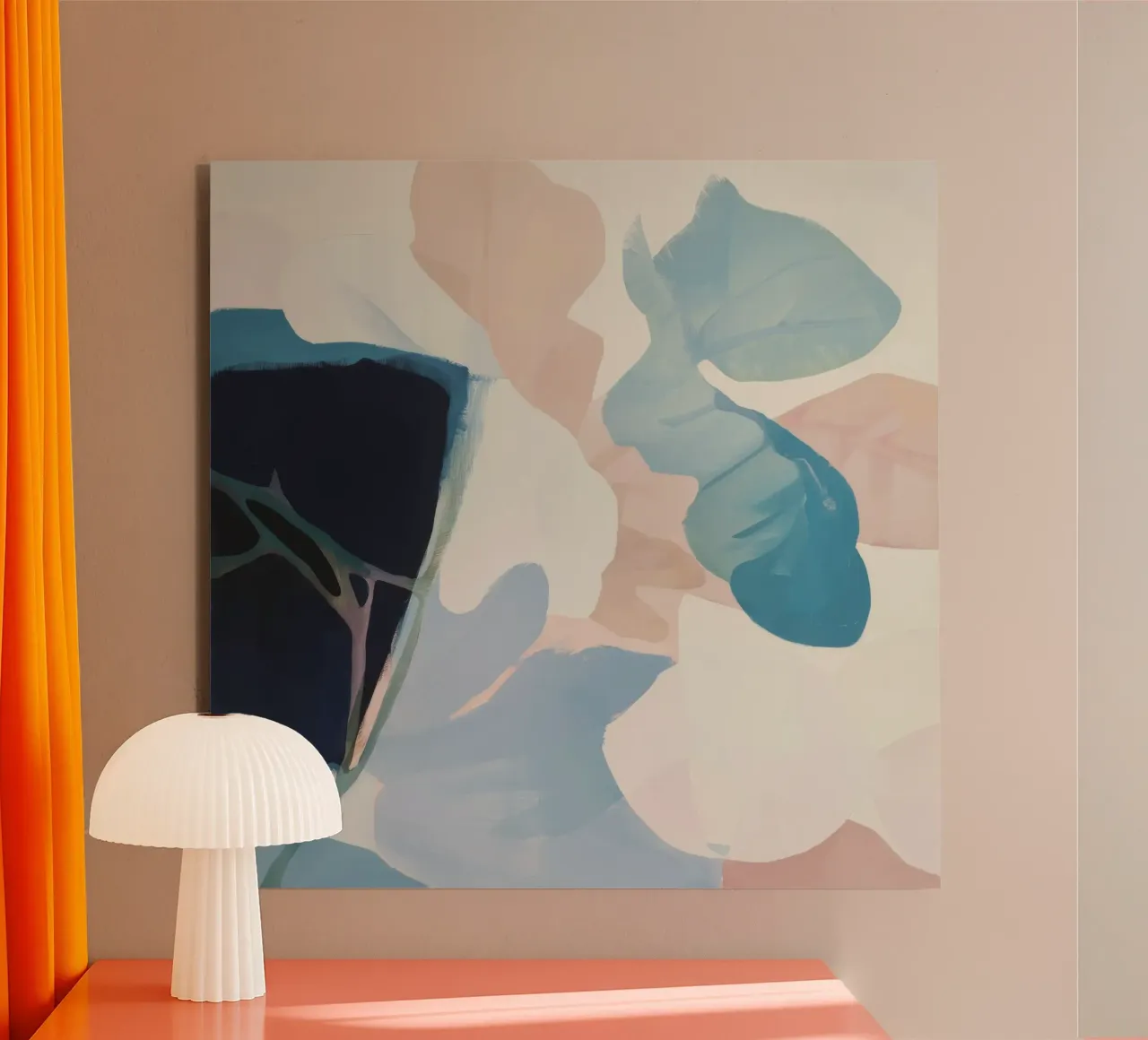 Gioco di ombre botaniche alluminio dibond da Dream Spectrum