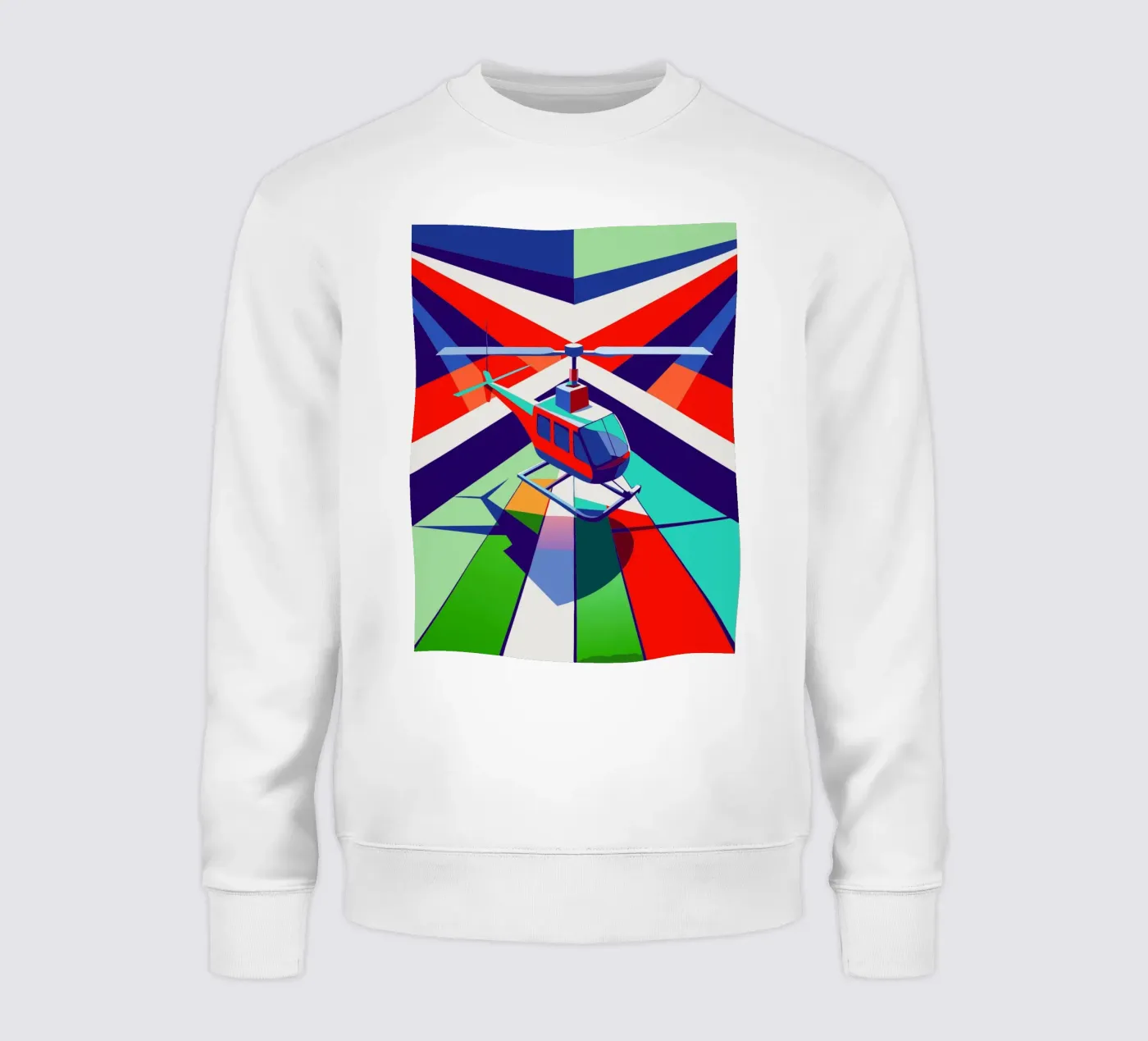 hellicopter vector sweatshirt van Elfath