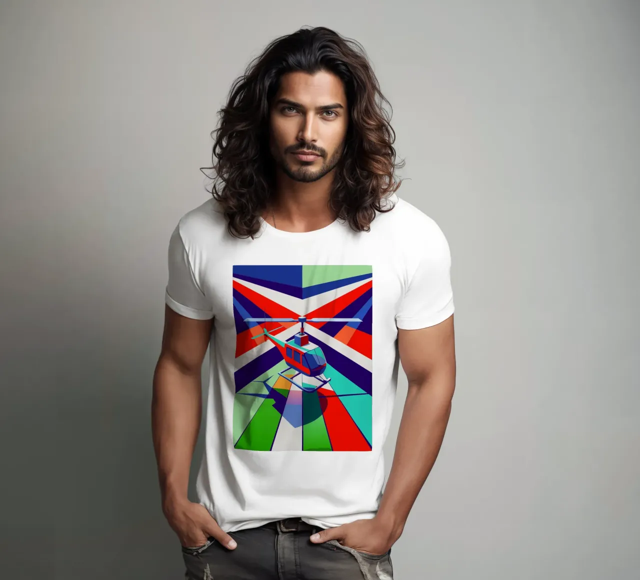 hellicopter vector t-shirt da Elfath