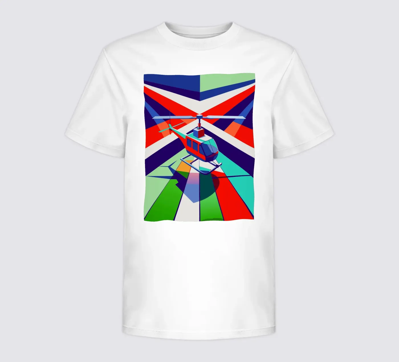 hellicopter vector kids t-shirt by Elfath