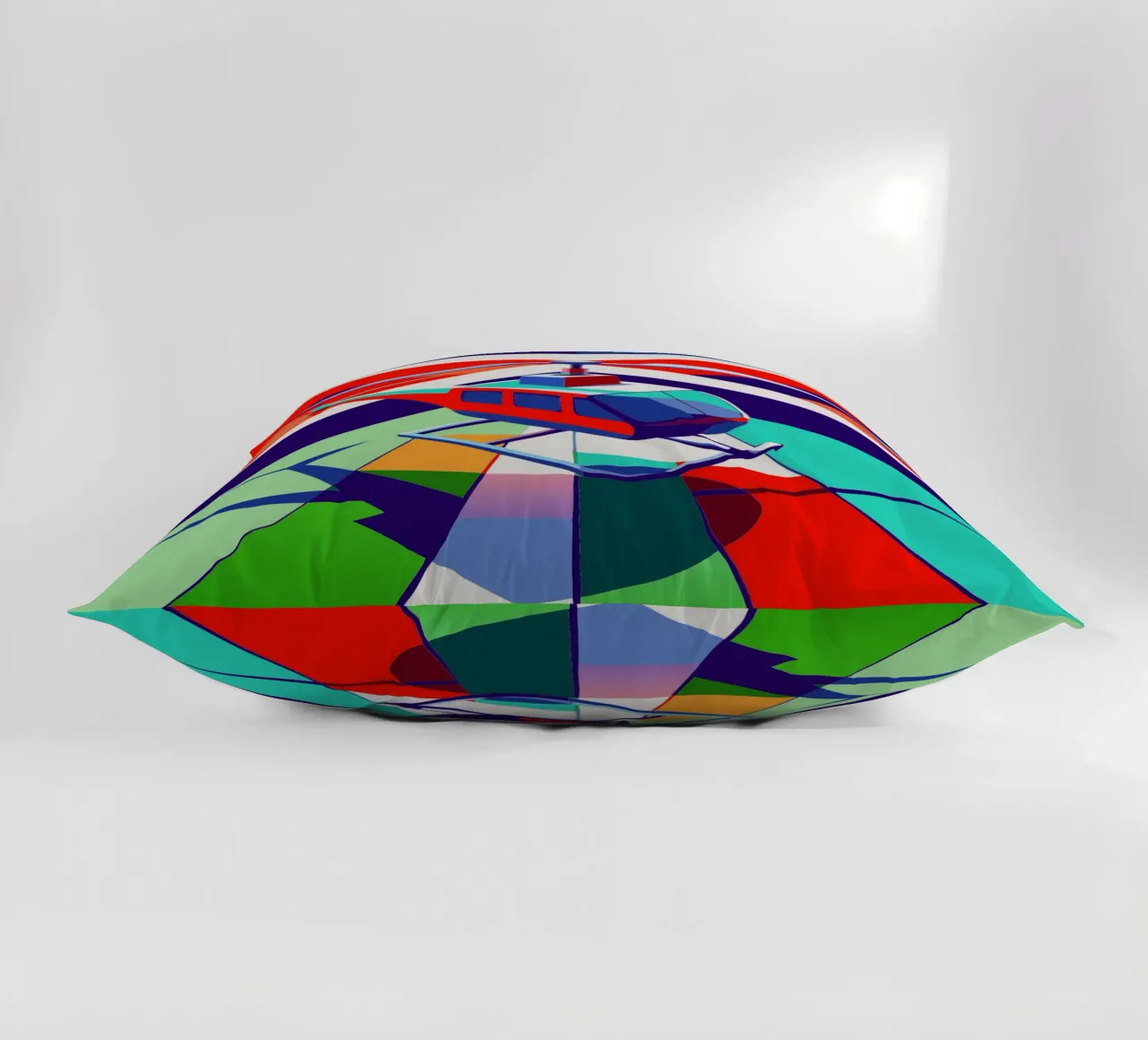 hellicopter vector decorative cushion by Elfath