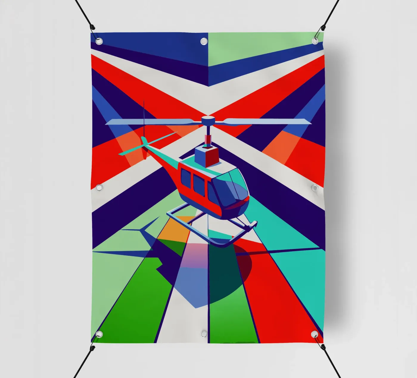 vettore elicottero telo in pvc da Elfath