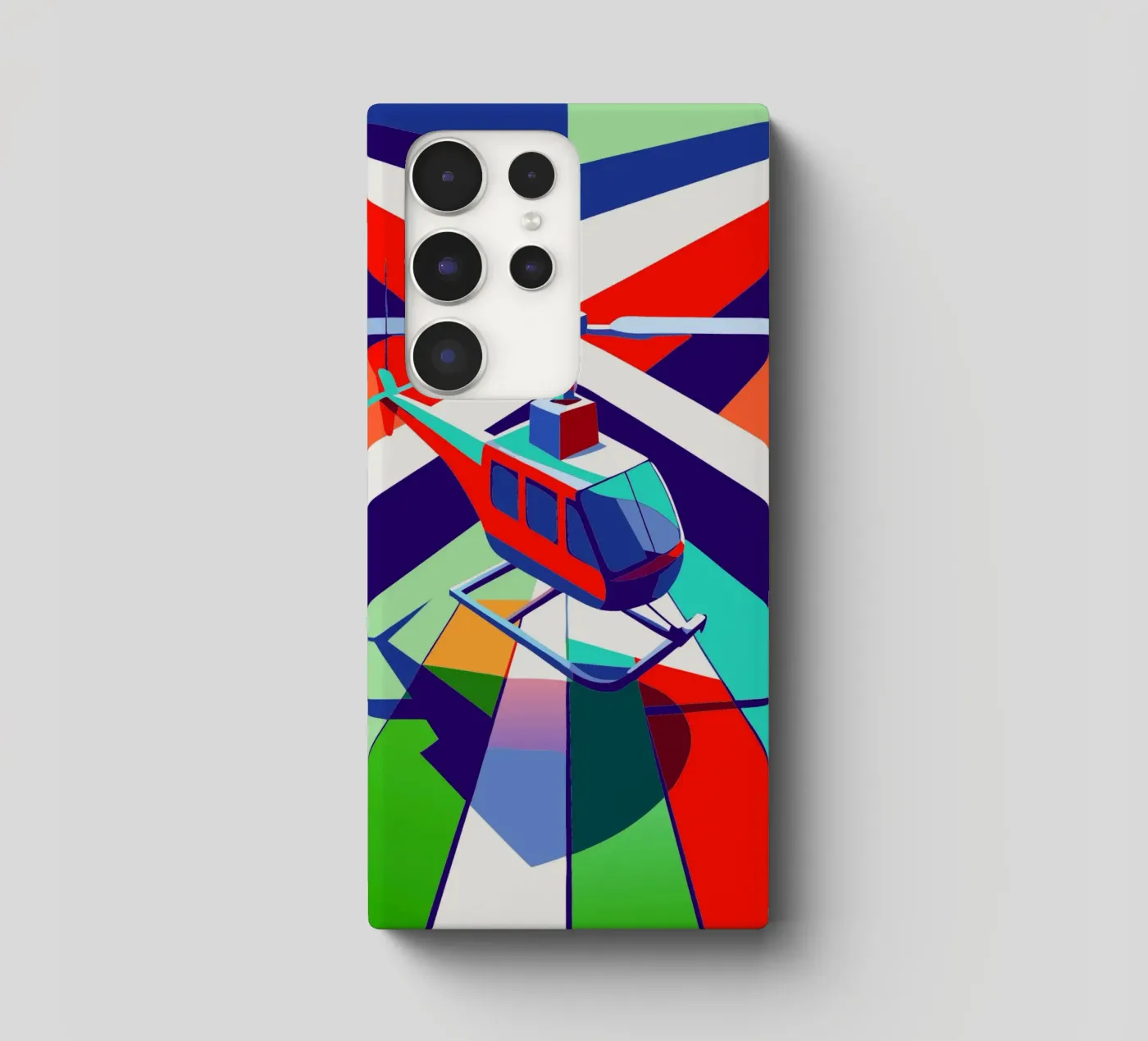 hellicopter vector Samsung Hülle von Elfath