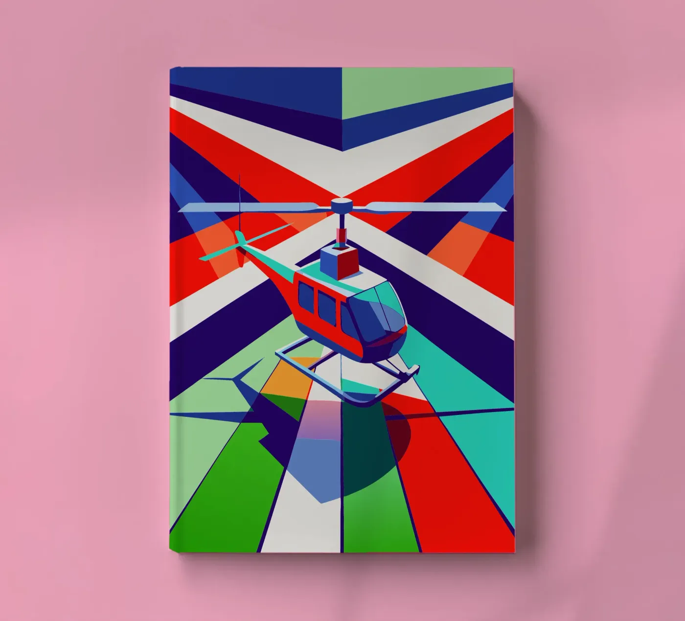 hellicopter vector Notizbuch von Elfath