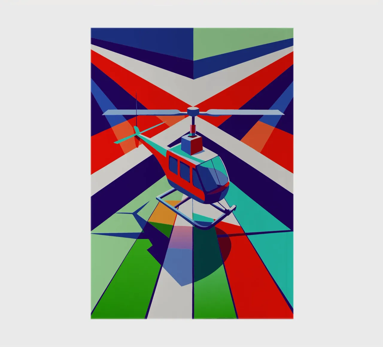 hellicopter vector notebook by Elfath